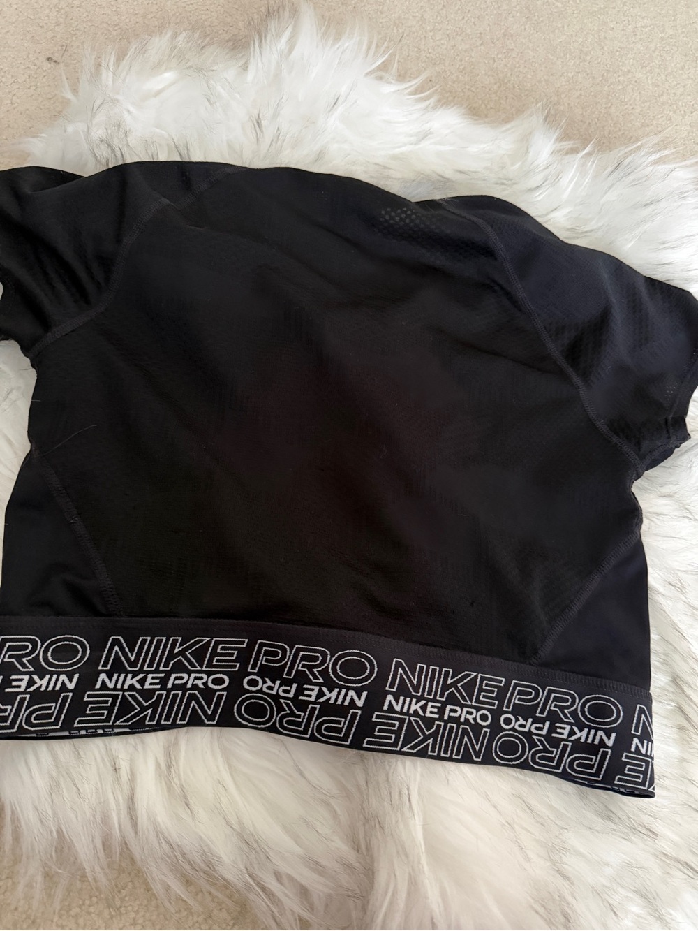 Nike Black Dri-FIT Performance Crop Top
